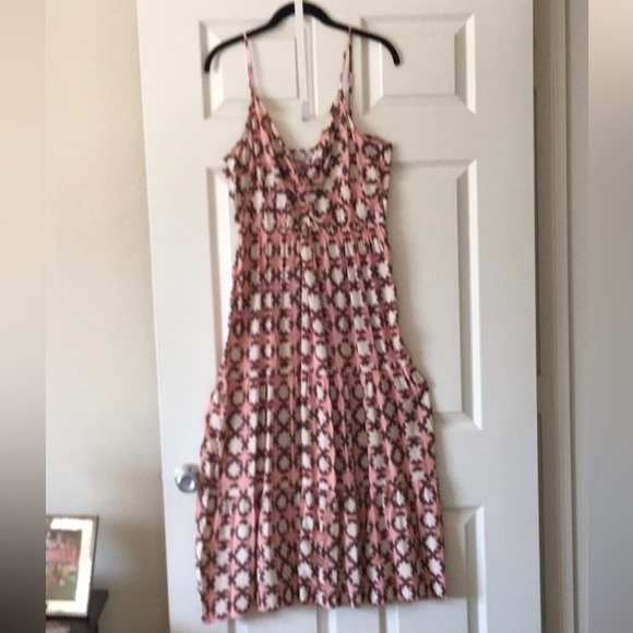 LOFT Ikat Print Maxi Dress (Size: 12) NWT - Picture 2 of 15